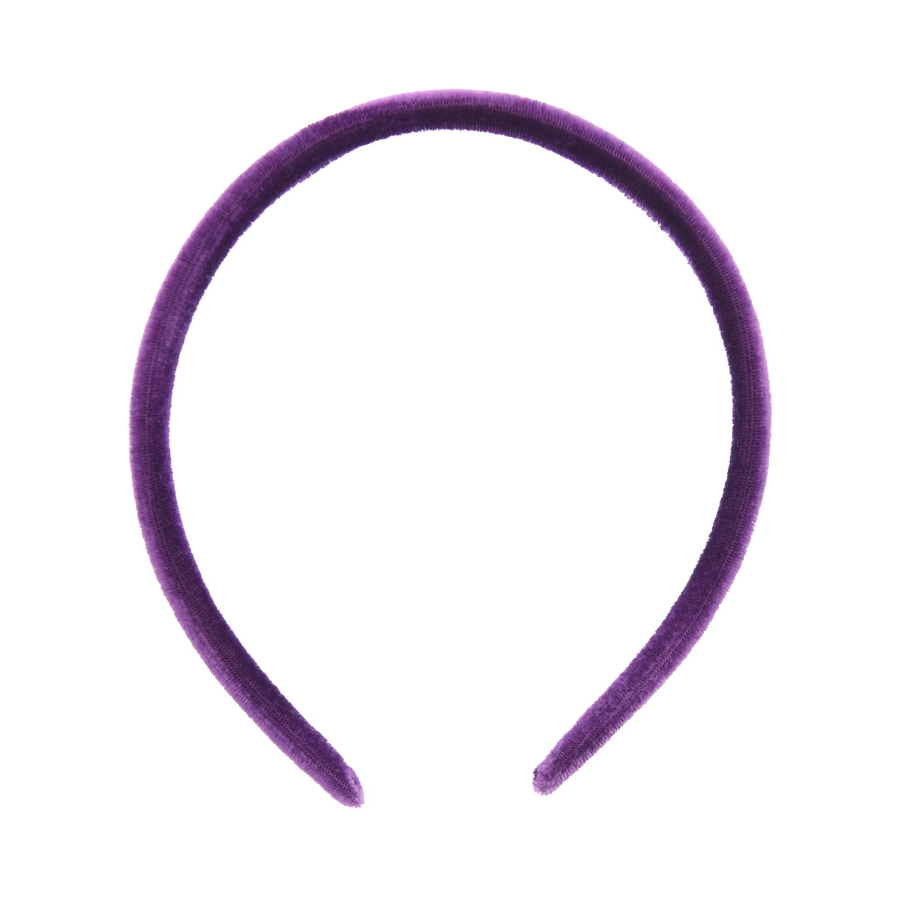 Topkids Accessories 6pc 1cm/0.4" Thin Velvet Hair Bands, Head bands Alice Bands Adult Women - Image 3