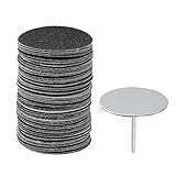 VOCOSTE 100 Pcs Sandpaper Disk Replacement Pad for Polishing Craft or Electric Foot File Callus Remover Tool, Medium 150 Grit, 35mm