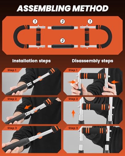 Saker Twister Arm Trainer, PowerTwist Arm Trainer, Adjustable Forearm Strengthener, Arm Exercise Equipment, Chest Workout Equipment, Portable... - Image 6