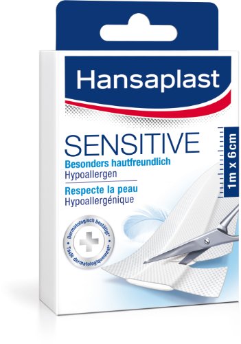 Hansaplast Pansement Sensitive 1 m X 6 cm