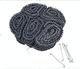 Sandbaggy Double Loop Rebar Wire Bar Ties | 6 Inch | 16 Gauge | Made of Industrial Grade Wire |...