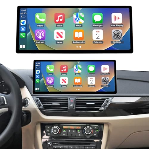 Pantalla CarPlay 12.3" para BMW X1 E84 CIC 2009-2015 miniatura 1