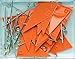 Moore Orange Pennant Map Push Pins