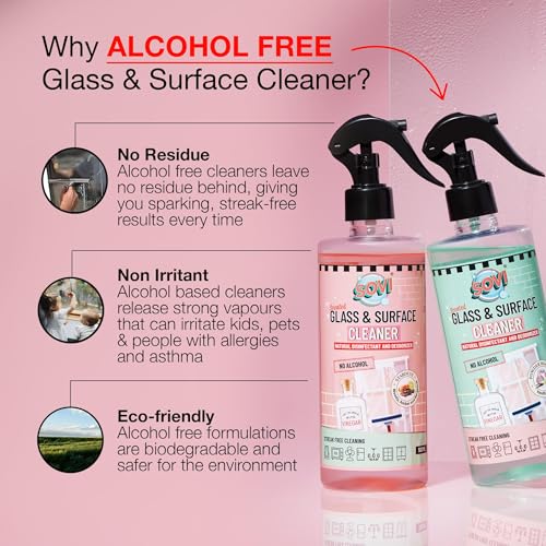 Image of SOVI Glass & Surface Cleaner, 500ml, Pack of 2