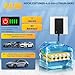 JVISION Akku Hochdruckreiniger Mobiler mit Wasserhahnanschluss & 2X 4000mAh Akku, Kabelloser Pressure Wascher mit 6-in-1 Düse für Auto, Terrasse, Hausreinigung