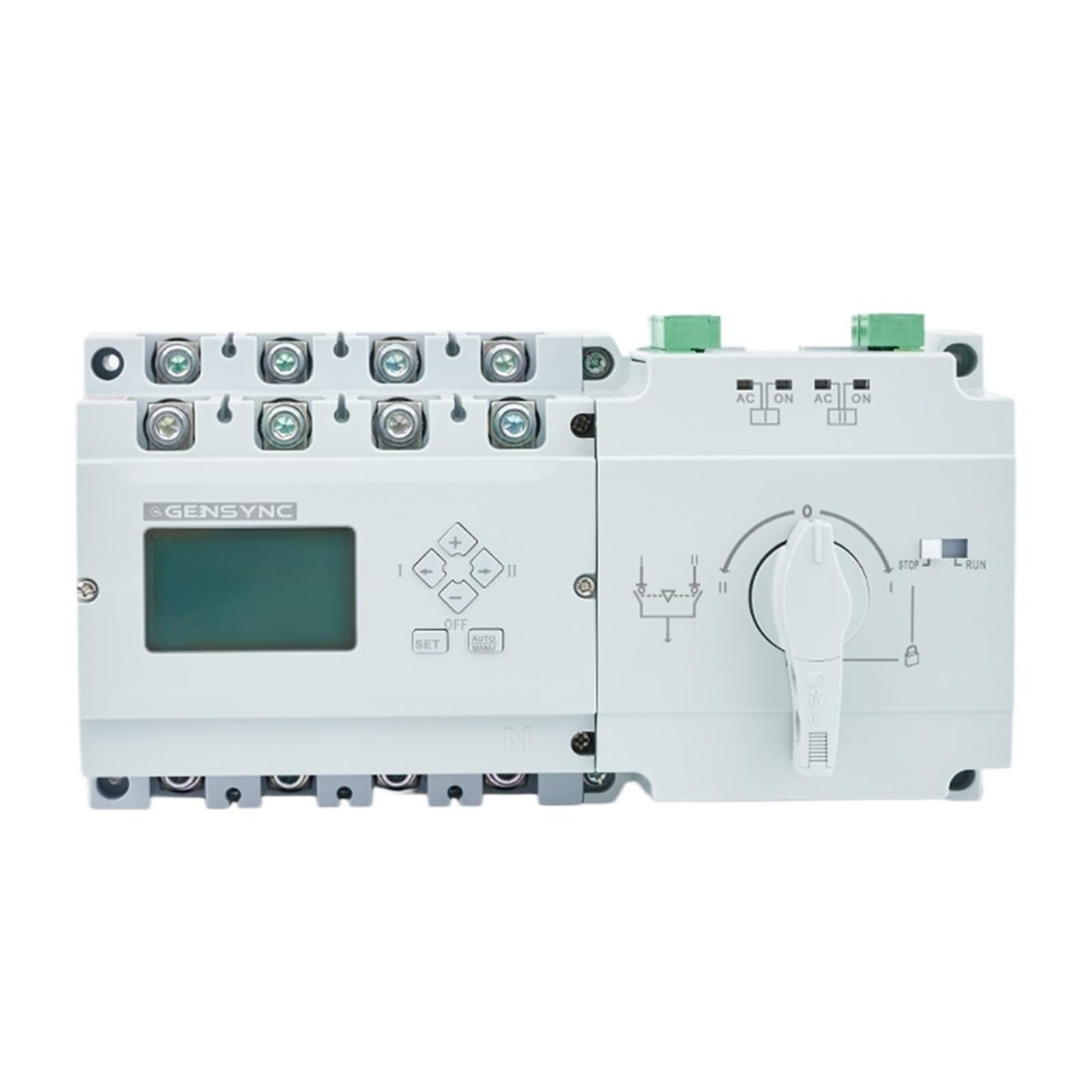 Automatyczny przełącznik transferu ATS Podwójna moc 63A 100A 125A Części generatora Diesla Elektryczny przełącznik sterowania S3-125D/4P RS485(125C i akcesoria)