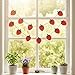 Strawberry Garland Decorations – 36 PCS | Strawberry Party Supplies for Birthday, Summer Picnic, Fruit Theme Decor | Cute Hanging Banner for Wall, Table, Photo Booth, Cake Smash