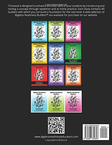 Algebra Readiness Builders Algebra 1 Second Edition: Algebra 1 Second Edition - Image 2