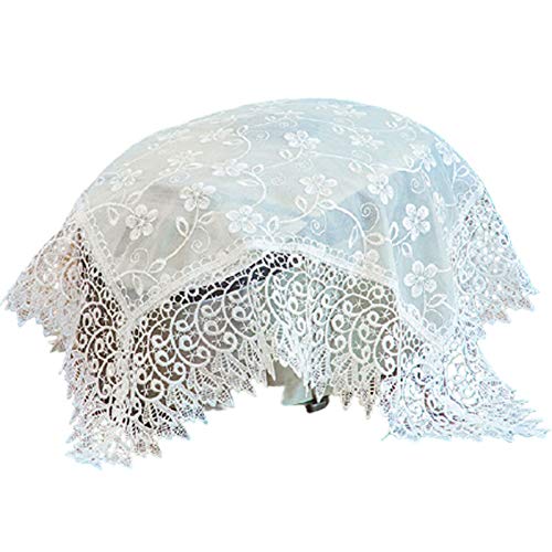 Blumenspitze Küche Reiskocher Mikrowelle Ofen Cover,Elegante Retro Toaster Appliance Cover,Staub Und Fingerabdruck-Schutz,04,60 * 60cm