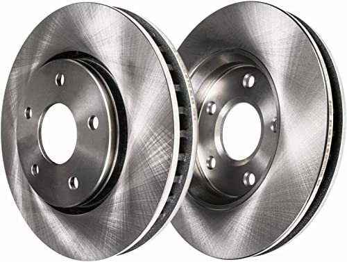 Image of Detroit Axle - Front Brake Kit for Chrysler Sebring 200 Dodge Avenger Caliber Jeep Compass Patriot, 11.57'' inch Disc Brake Rotors Brake Caliper Replacement