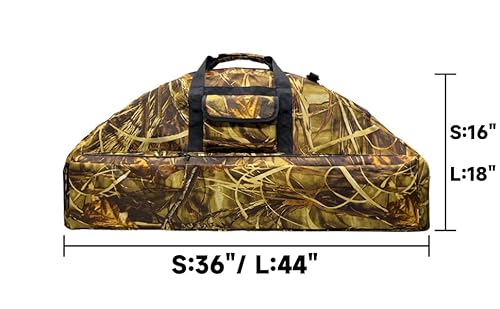 Taktzeit Compound Bow Case Outdoor Soft Recurve Bow Bag For Hunting (Camootree, 36") #TOP1