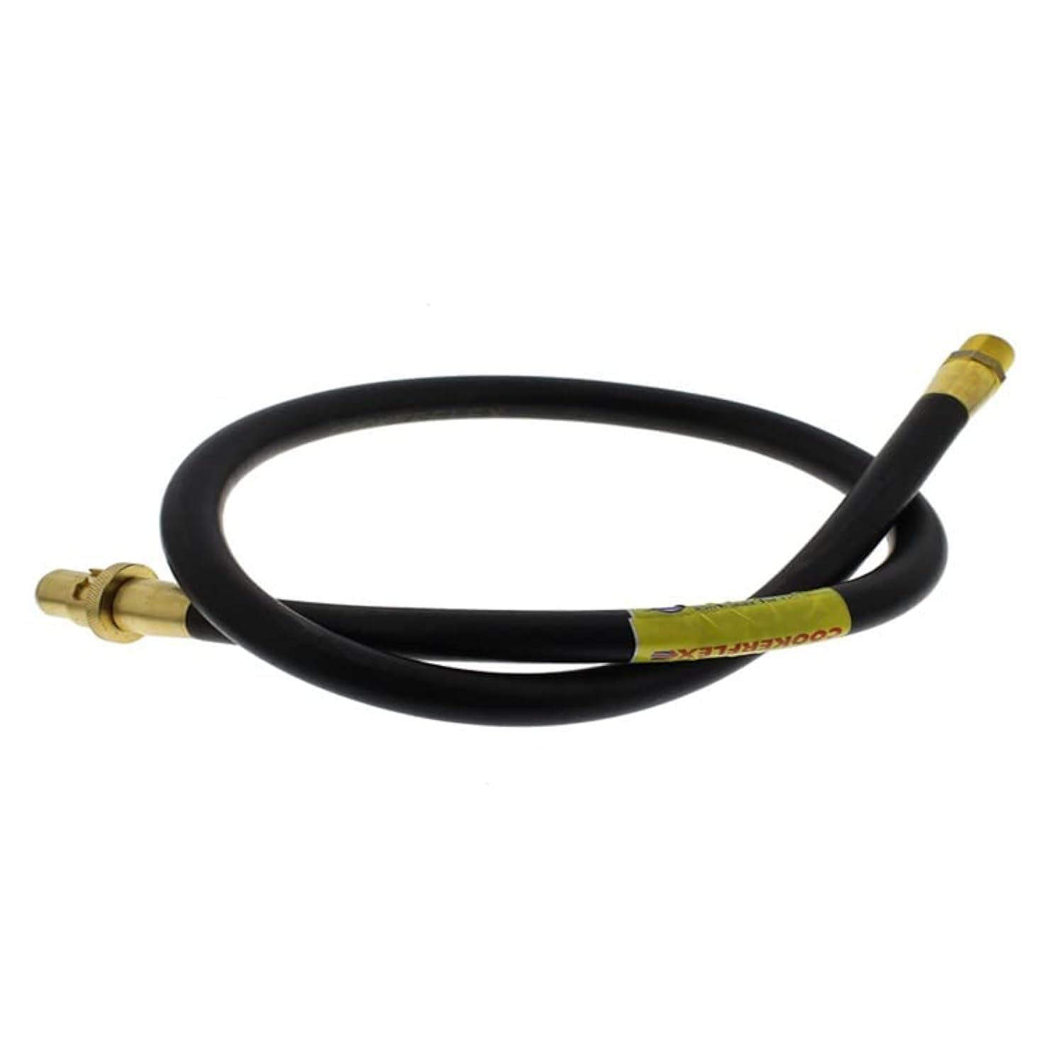 Straight Gas Cooker Hose 4ft x 1/2" Bayonet Gas Approved