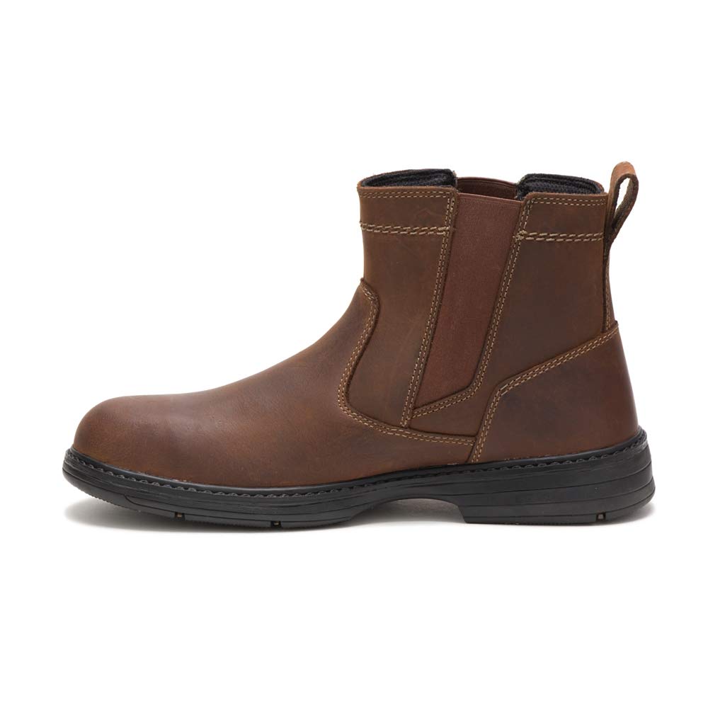 Cat Footwear Men's Inherit Pull on Steel Toe Work Boot Construction