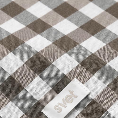 svet Tischdecke – Fleckenabweisend mit extra weichem Stoffgefühl, Runder Tisch, wasserdichte Baumwolle… – Ansicht 4