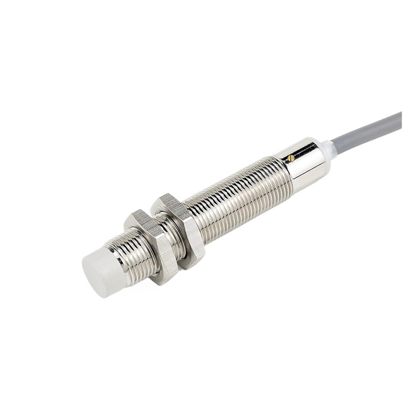 Interrupteur à capteur capacitif industriel M12 à tube en cuivre, encastré ou non encastré(M12 non-flush NPN NO-Sn:4mm)