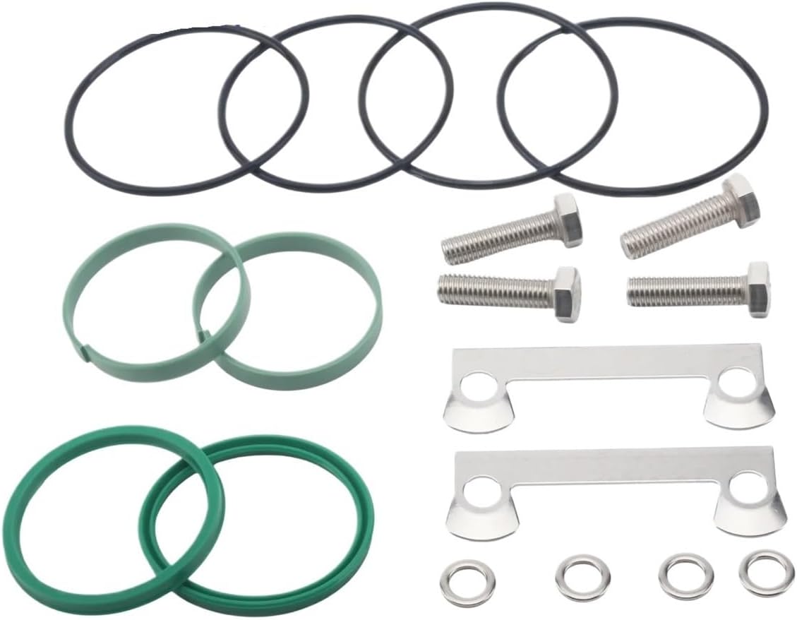 Power Steering Cylinder Seal Kit Compatible with L6 8M0045604 91-8M0078614 FSM035 18-2700 896173A01