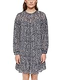 Modernes Chiffon Kleid mit Lurex Details und Animalprint der Marke Esprit Collection