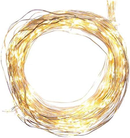 LED Chain Luminous Christmas Decoration Battery 20 microled Invisible Wire and Silver Wire for Christmas Tree Crib Christmas Decorations and Decorate Home