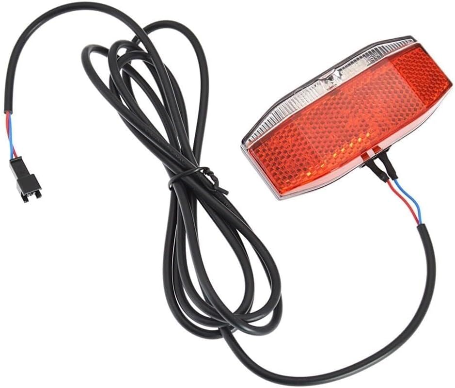 E-Bike Taillight Electric Bicycle LED Rear Light Lamp Waterproof Universal Night Riding Warning Tail Light Accessories