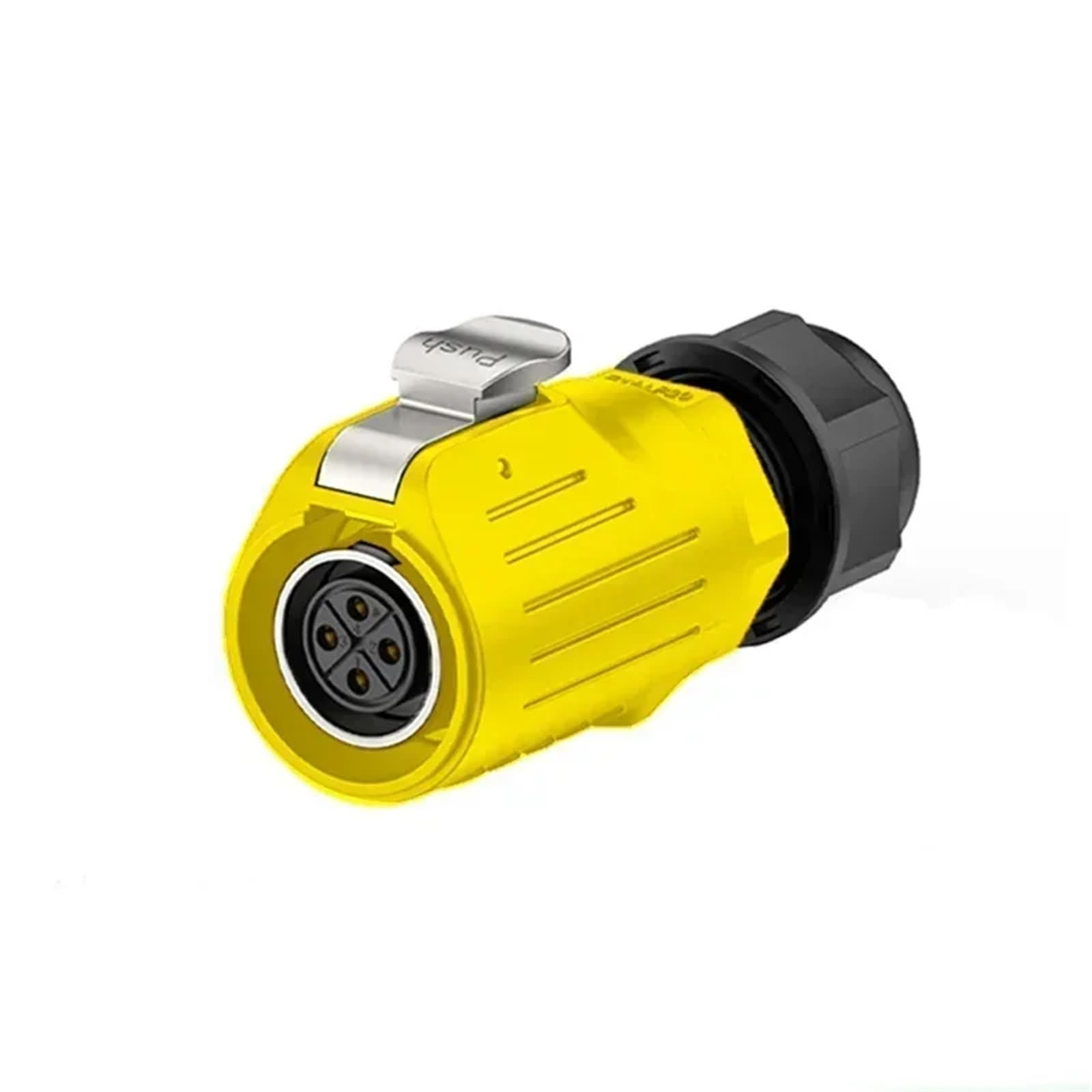 EW-LP20 M20 2 3 4 5 7 9 kabel elektryczny 12-pinowe złącza zasilające wodoodporne IP68 żeński montaż panelowy szybkie podłączenie (wtyczka 4-pinowa)
