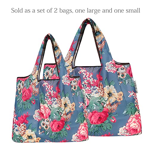 Image of allydrew Large Foldable Tote Nylon Reusable Grocery Bag