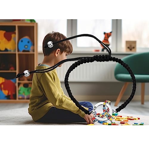 CHOORO Pulseira ajustável de quebra-cabeça para autismo, presente de conscientização Asperger para m