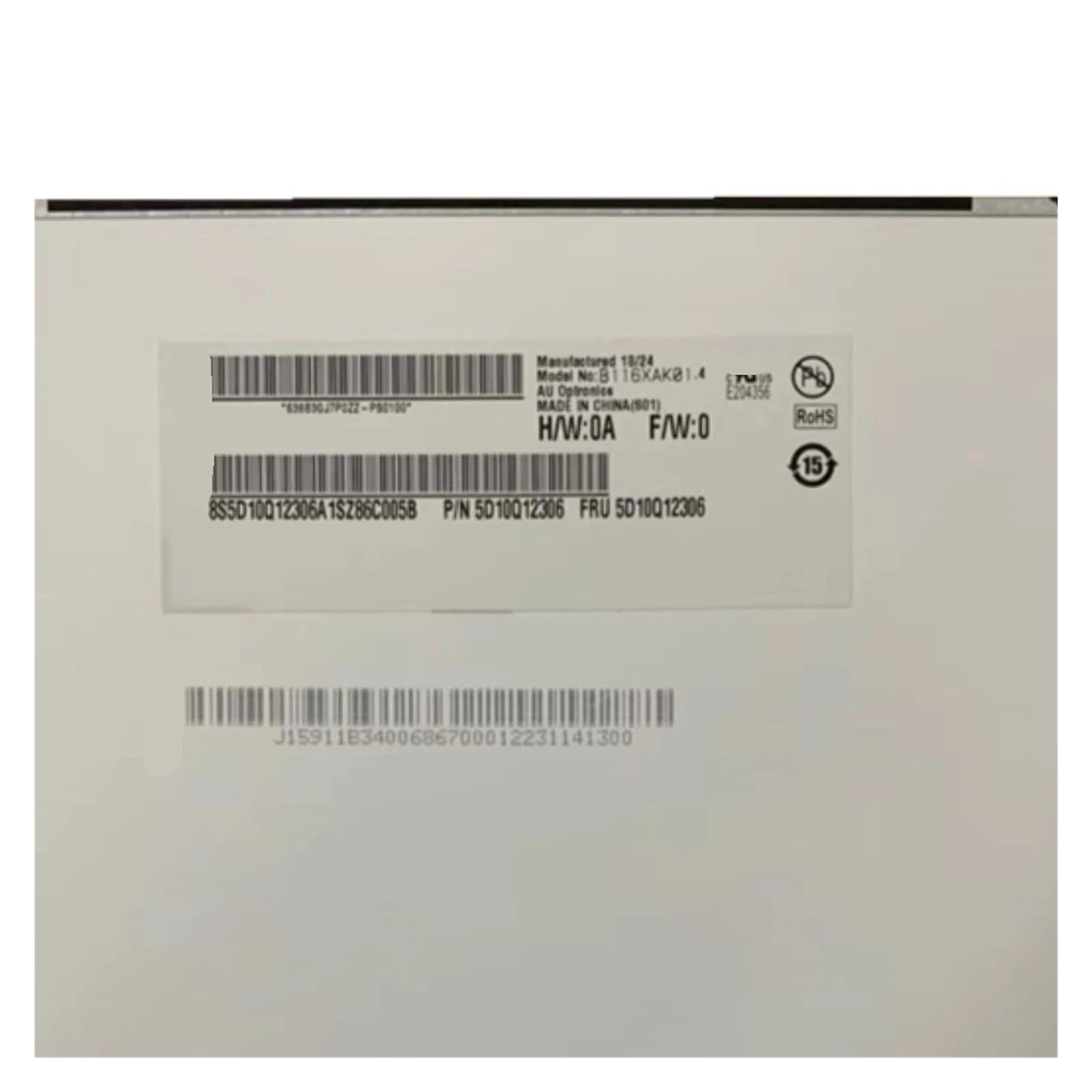 B116XAK01.4 LED 11,6 Zoll Laptop-LCD-Bildschirm Teil 1366 X 768 .2 .1