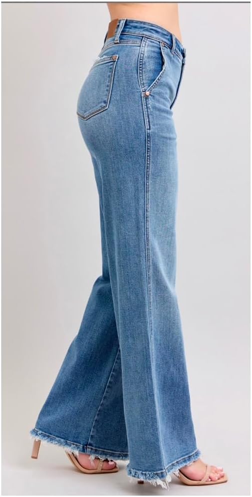 Judy Blue High Waist Retro Wide Fit Jeans, 82648 - Image 2