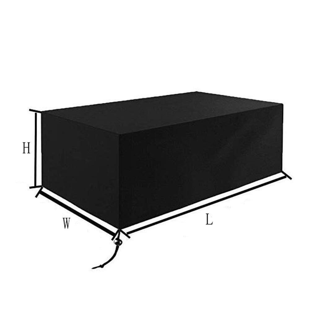 Fundas Para Muebl De Exterior, Tela Oxford 210D Para Jardín, Impermeable, Lluvia, Nieve, Polvo, Sofá Negro, Ma Y Silla, Cubierta Antipolvo - AliExprs