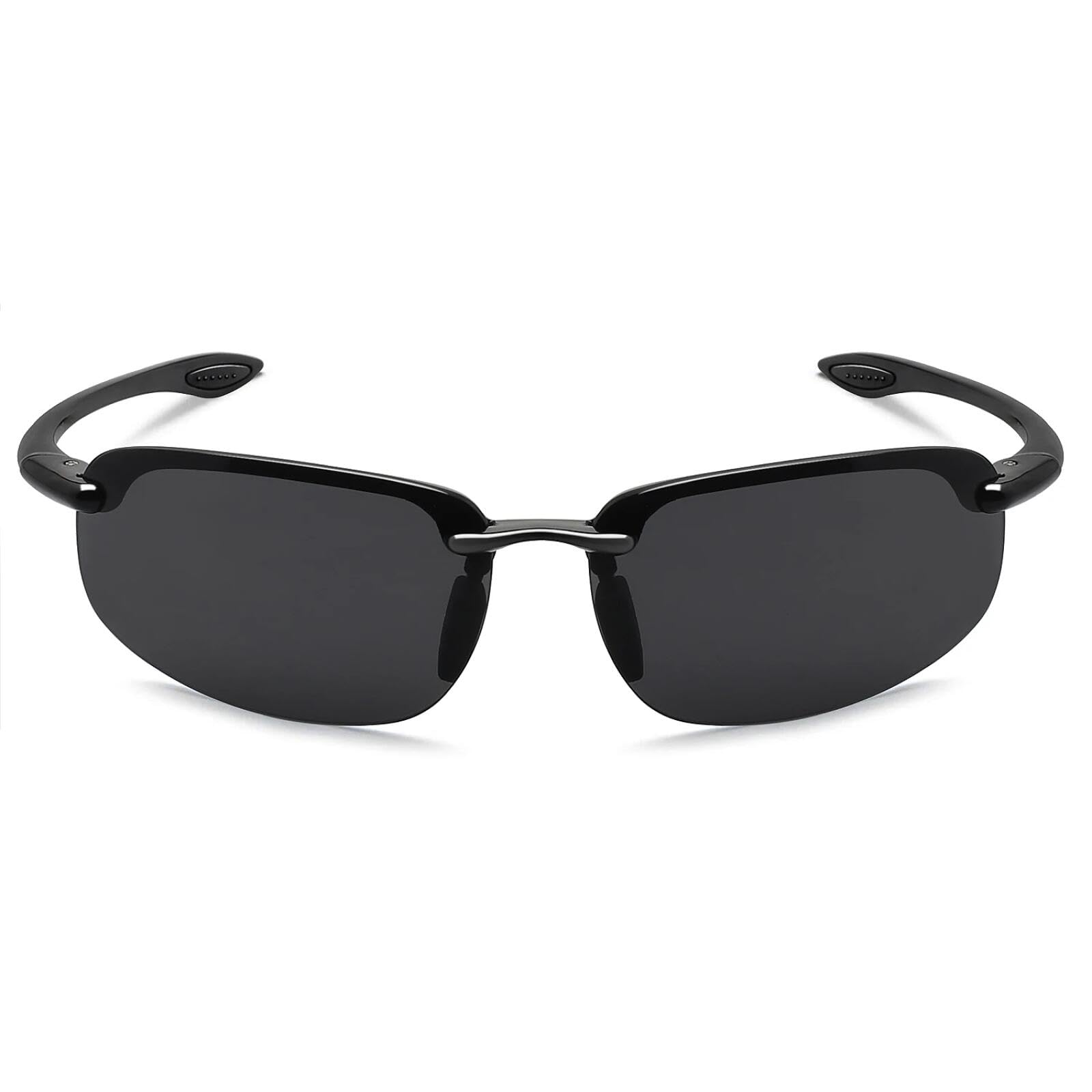 Occhiali da sole sportivi Unisex UV400 Frame ultraleggero senza montatura per ciclismo, guida, corsa - MJ8001