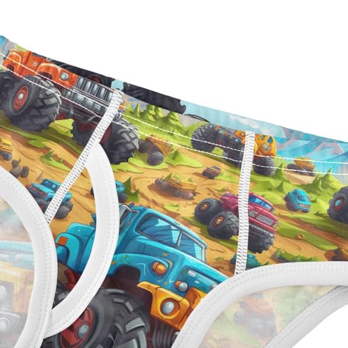 Monster Truck Toddler Boy's Underwear 2T 202a85944