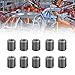 10pcs Male Thread Repair Tool, Furniture Screw-in Nut Stainless Steel Bolt 14mm for Automobiles Electronic Communications Machinery and Equipment