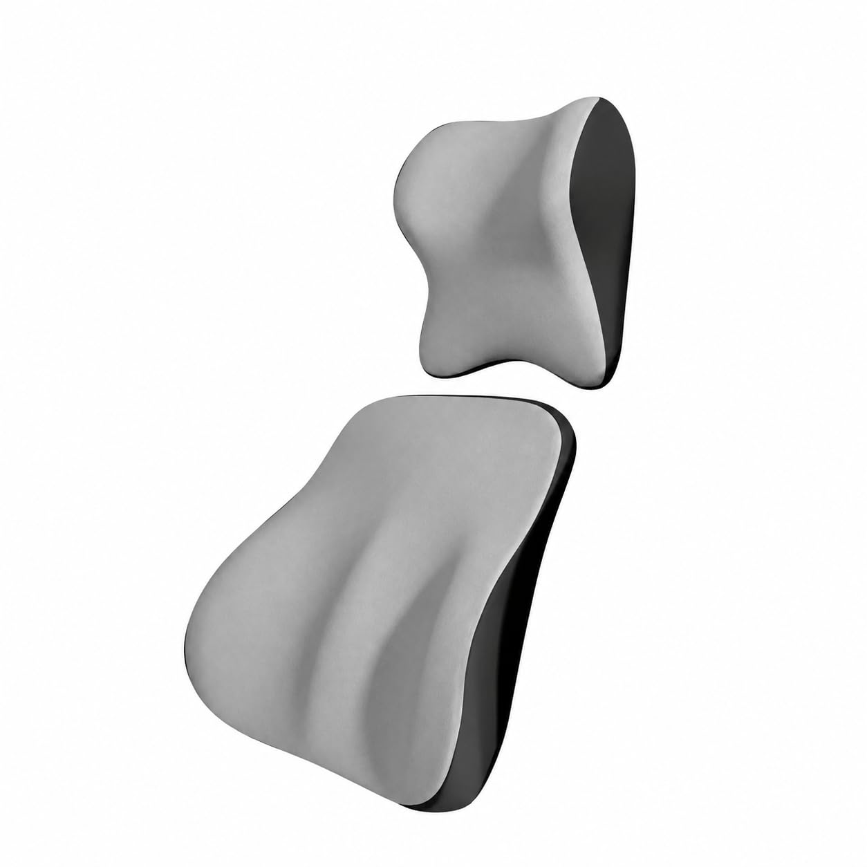 Qutyningd Car Lumbar Support and Headrest For Porsche Cayenne 2010-2026, Ergonomic Car Cushion Back Neck Support Soft Thoughtful Lifestyle