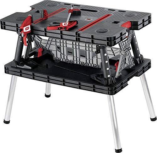 Keter Folding Tavolo Da Lavoro Trasportabile Portata 450 Kg.