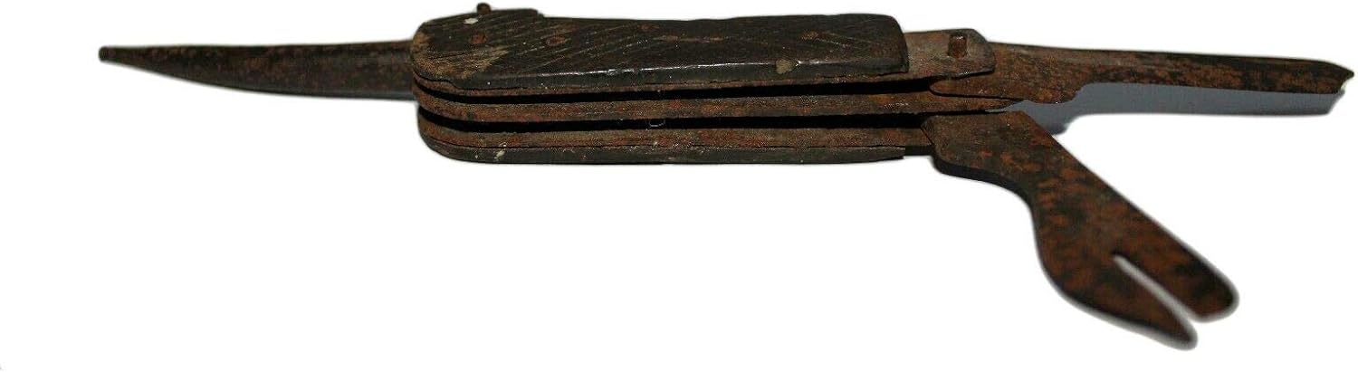 Antique Vintage Army Knife Original Very Old Antique Multi Functional