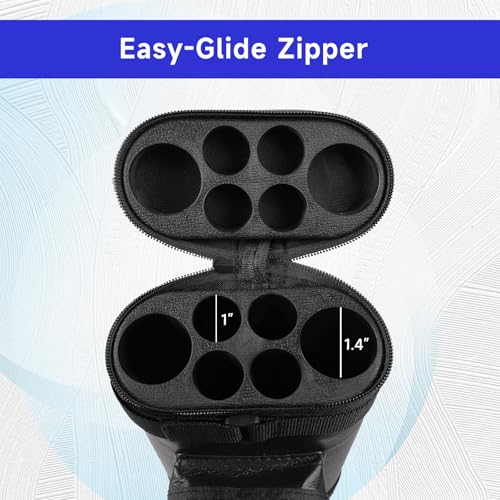 GSE Games & Sports Expert 2x4 Hard Pool Cue Case, Billiard Stick Carrying Case for 2 Sticks, Holds 2 Butts and 4 Shafts, Billiard Cue Cases, Billiards Accessories by GSE Games & Sports Expert - Image 5