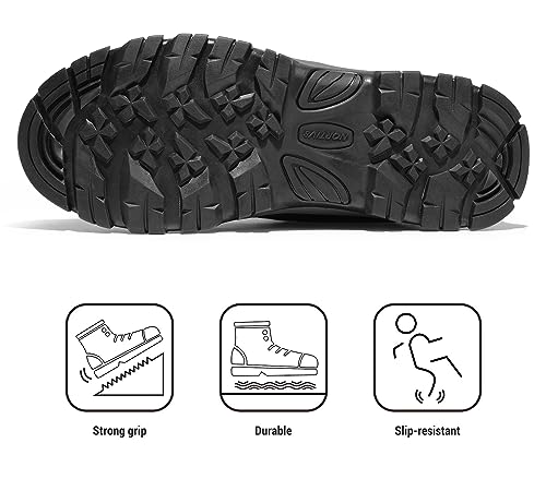 Image of NORTIV 8 Men's Insulated Waterproof Construction Hiking Winter Snow Boots