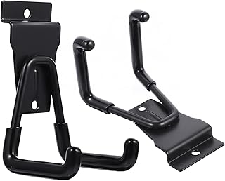 DOITOOL 2pcs Wall Hanging Hook Garment Rack Heavy Duty Bike Hanging Bike Hooks Bike Wall Hanger Garage Hanger Standing Clothing Rack Garage Storage Hangers Wall Hook Iron Metal