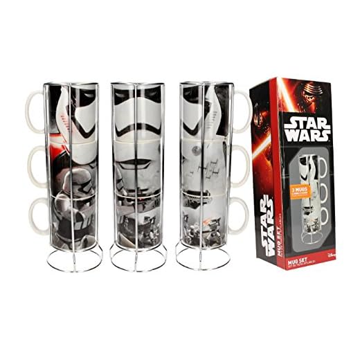 Tazas ceramica stormtroopers set 3 tazas apilables star wars ep7