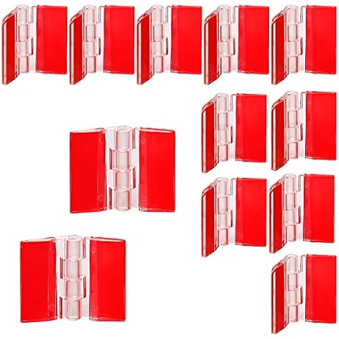 12 Pcs Self-Adhesive Mini Acrylic Hinges Cover