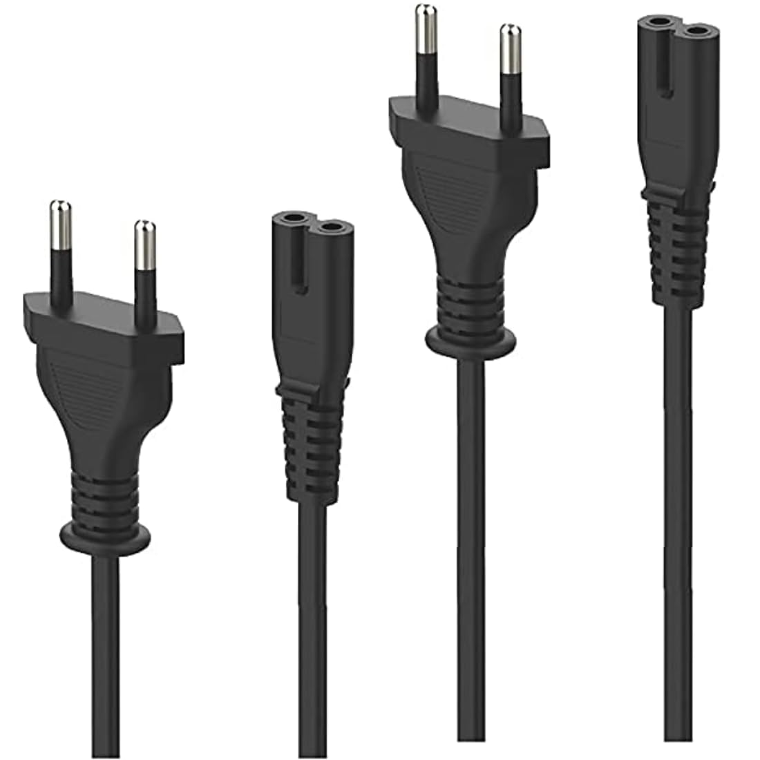 Emergency Light Charging Cable, 40cm, 2 Pin Plug, Compatible with Laltern,Emergency Light,Rechargeable, Torch (Set of 2 Black)-image-16