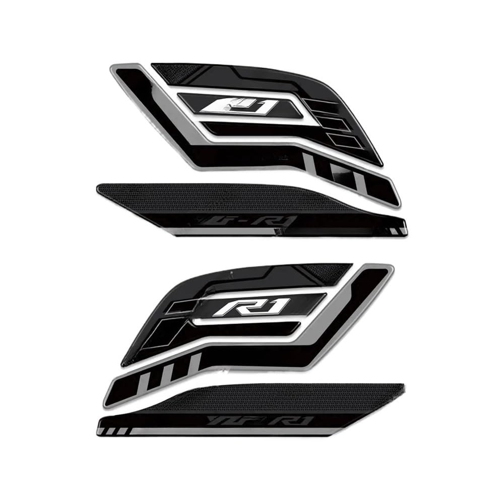 Motorcycle Fuel Tank Pad Stickers Motorcycle Tank Protector Decal Accessories for YZF R1 R1M YZFR1 2015-2023 Traction Fuel Decal Tank
