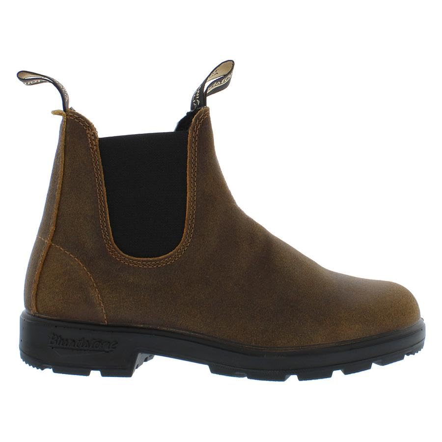 Image of Blundstone 1911 Elastic Sided Suede Boot Unisex Shoes Size 5, Color: Tobacco /Brown /Tobacco