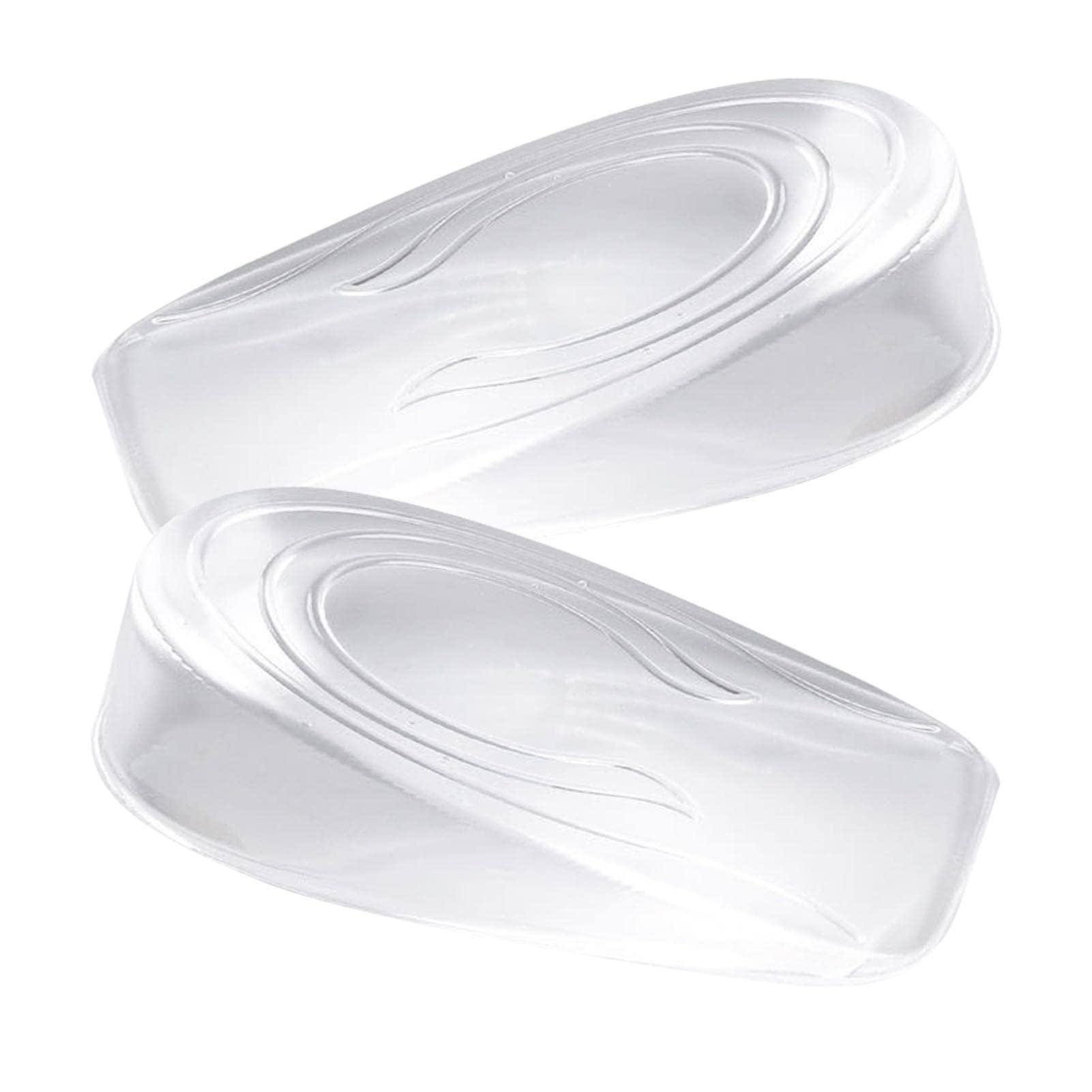 Inserti per sollevamento del tallone | Solette interne in silicone per | aumentare l'altezza - Inserti per cuscino per tallone in silicone per uomo e donna, inserti per sollevamento tallone in gel p