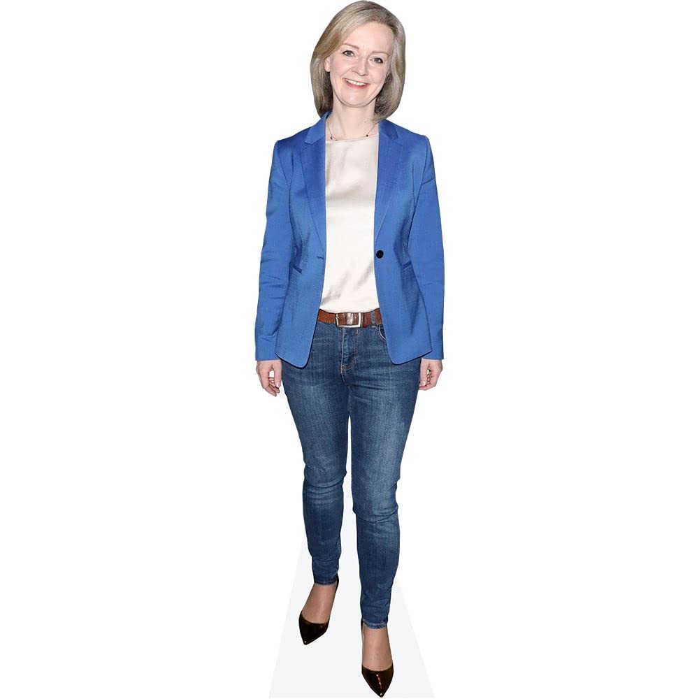 Celebrity Cutouts Mini Size Cutout Liz Truss (Jeans)