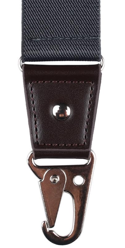 Image of Suspenders for Men with Snap Hooks Adjustable 1.4 inch Wide
