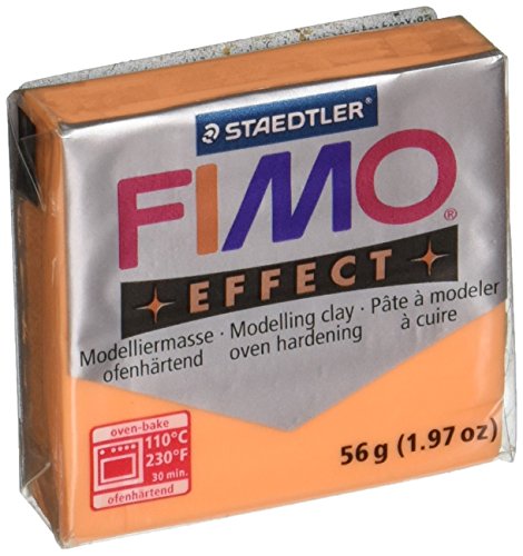 Fimo Soft Polymer Clay 1.97 Ounces-8020-404 Transparent Orange