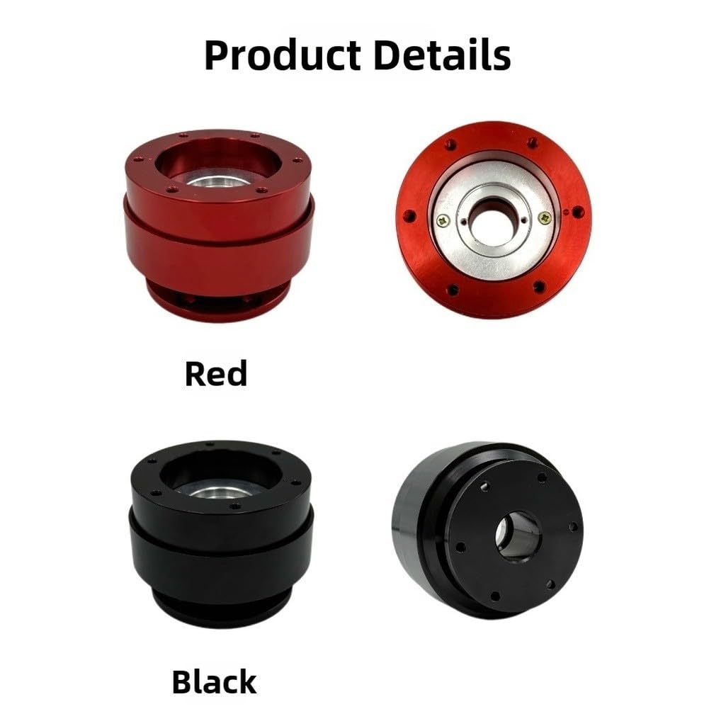Adaptador de volante de liberación rápida MOZA R9/R16/R560, bases de accionamiento directo, aleación de aluminio para simuladores, color negro