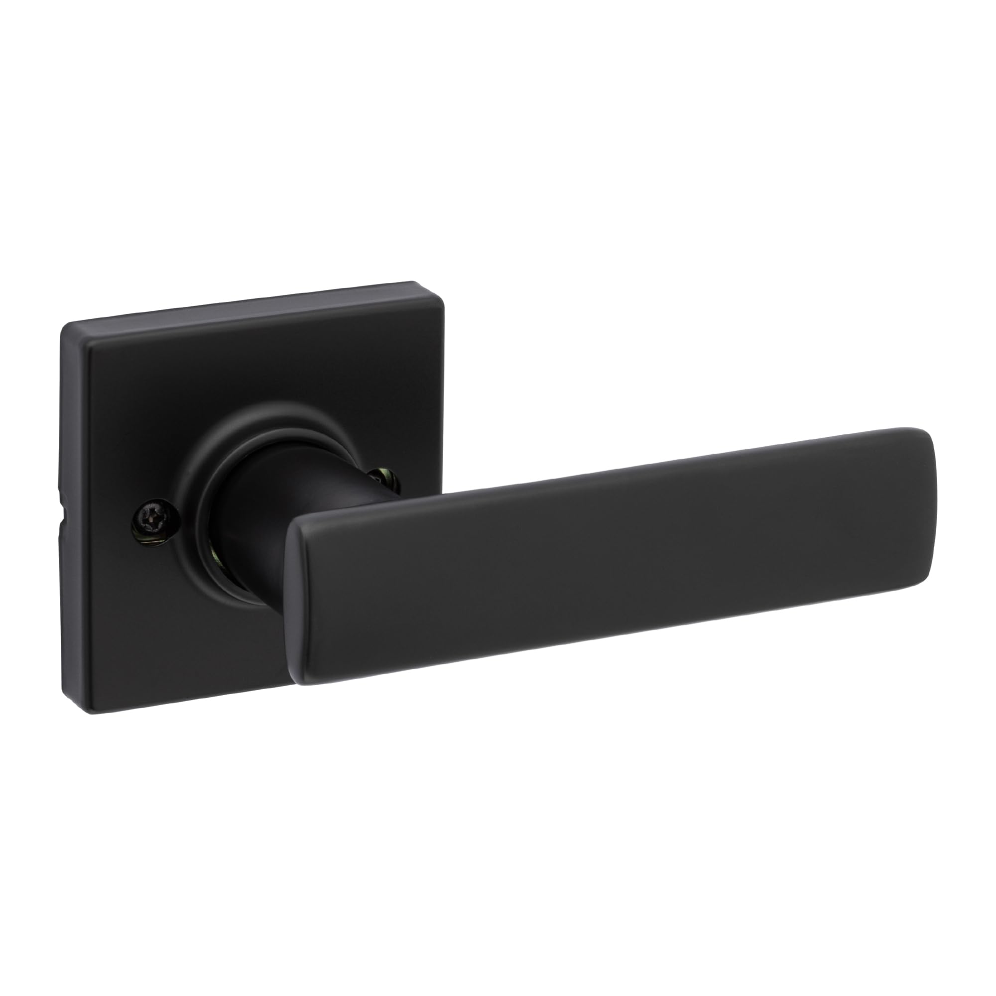 Kwikset 94880-604 Lever, Matte Black, Black,rose