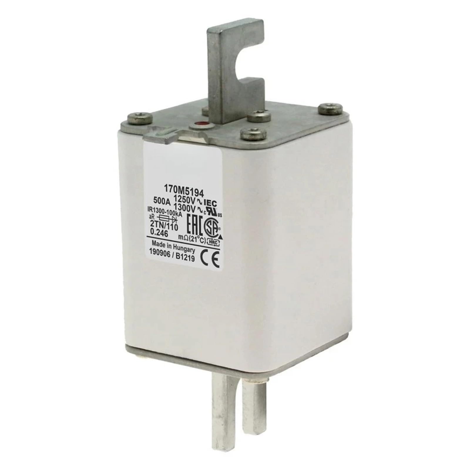 Fusible 170M5195 pour éviter les pannes de courant sur armoire électrique 170M5190